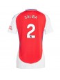 Arsenal William Saliba #2 Replika Hemmakläder Dam 2024-25 Kortärmad